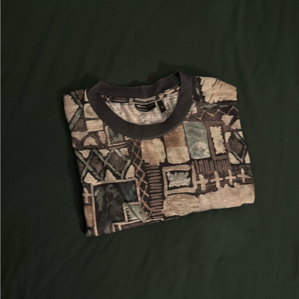 ASOS Design Men's Cropped Patterned Shirt